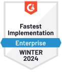 Fastest Implementation - Enterprise - Winter 2024